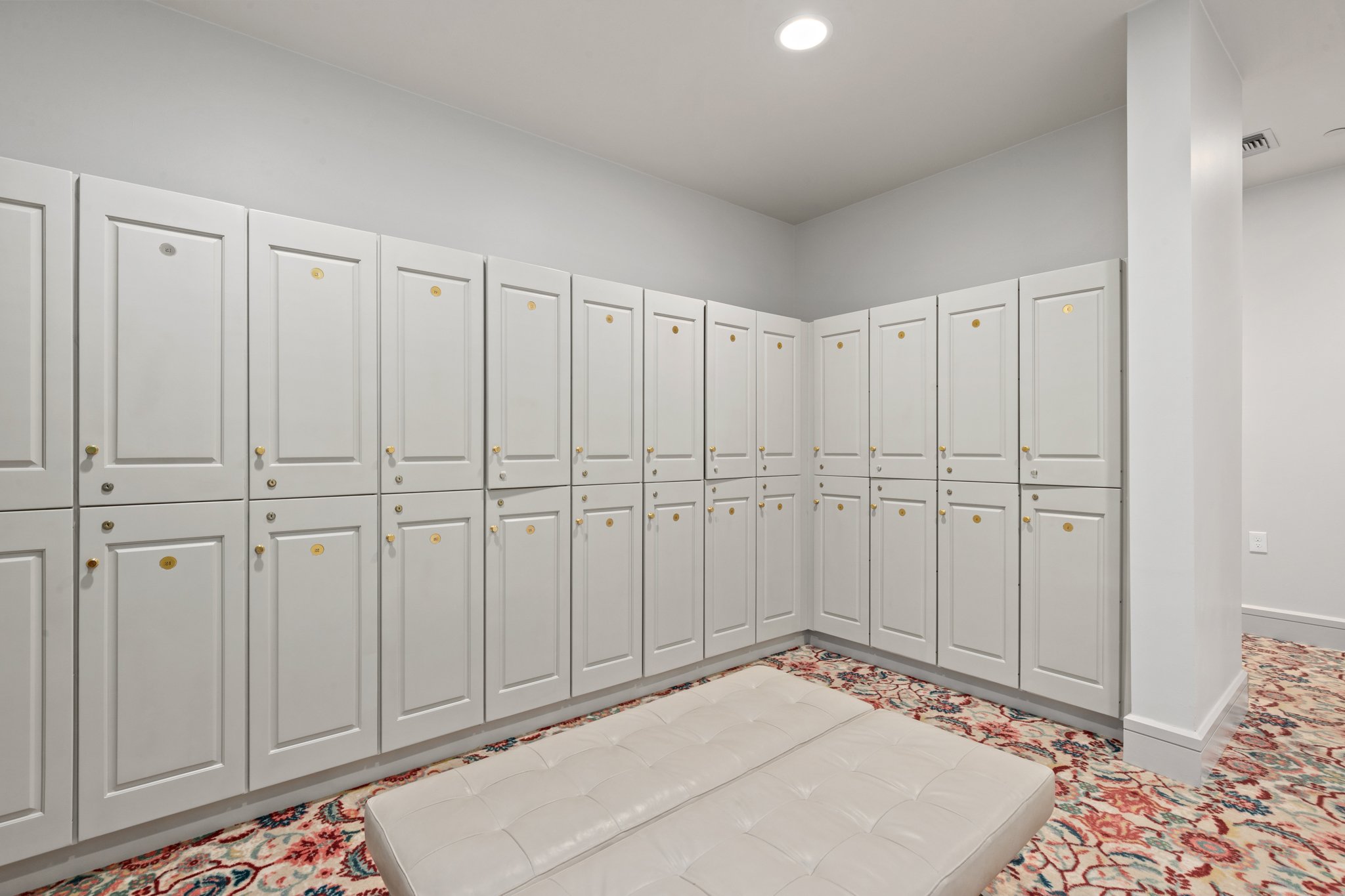 Burnt Pines Facility changing room