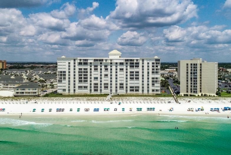 Shoreline Towers West. A residential development in Destin, Florida