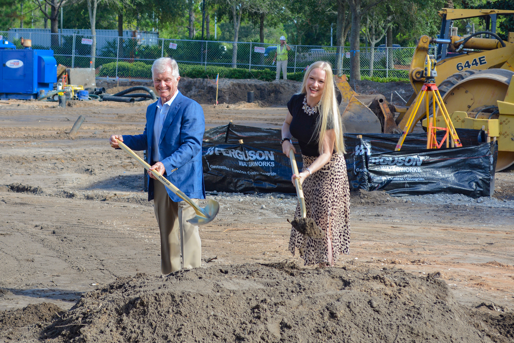 Tom Becnel and Sara Becnel on a Sandestin Development Project